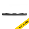 Aanbieding: 4x 123inkt bindrug 19 mm zwart (100 stuks) 340069 - 1