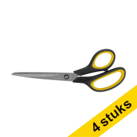 Aanbieding: 4x 123inkt schaar softgrip handvat 230 mm 301091