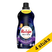 Aanbieding: 4x Robijn Klein & Krachtig Black Velvet wasmiddel vloeibaar 1190 ml (34 wasbeurten)