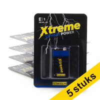 Aanbieding: 5x 123accu Xtreme Power 9V 6FR61 E-Block batterij (1 stuk)