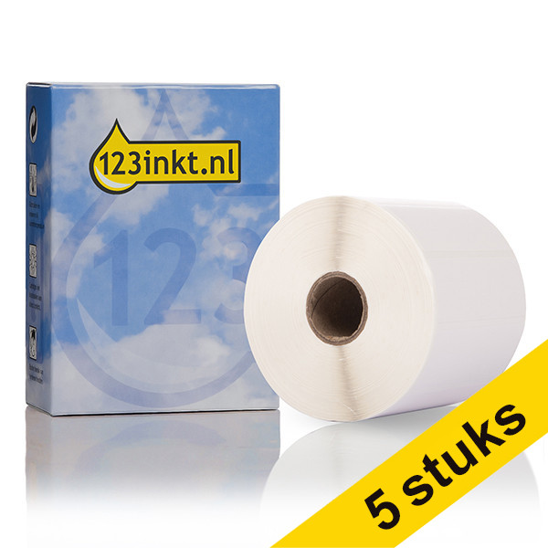 Aanbieding: 5x 123inkt LW650XL PRO 1933088 duurzame verzendetiketten  650810 - 1