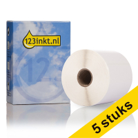 Aanbieding: 5x 123inkt LW650XL PRO 1933088 duurzame verzendetiketten  650810
