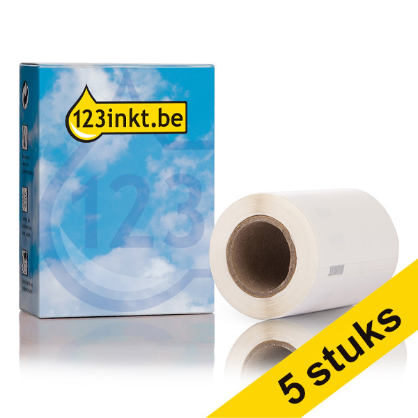 Aanbieding: 5x 123inkt LW650XL PRO 1976414 duurzame verzendetiketten 650814 - 1