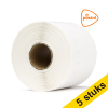 Aanbieding: 5x 123inkt LW650XL PRO S0904980 extra grote DHL en Bpost verzendetiketten 650806 - 1