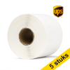 Aanbieding: 5x 123inkt LW650XL PRO S0904980 extra grote UPS verzendlabels 653146 - 1