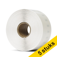 Aanbieding: 5x 123inkt LW650XL PRO brede transparante adresetiketten (89 x 36 mm)