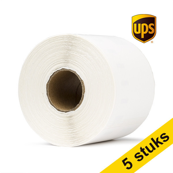 Aanbieding: 5x 123inkt LW650XL PRO extra grote UPS verzendlabels (104 x 159 mm) 653146 - 1