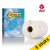 Aanbieding: 5x 123inkt LW650XL PRO extra grote duurzame DPD verzendlabels (104 x 159 mm) 653385 - 1