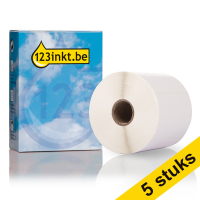 Aanbieding: 5x 123inkt LW650 1933088 duurzame verzendetiketten
