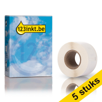 Aanbieding: 5x 123inkt LW650 1976200 duurzame adresetiketten
