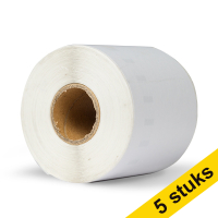 Aanbieding: 5x 123inkt LW650 brede etiketten voor classeurs (190 x 59 mm) 650749