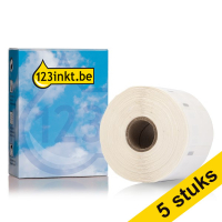 Aanbieding: 5x 123inkt LW650 duurzame multifunctionele etiketten (57 x 32 mm) 650757