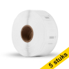 Aanbieding: 5x 123inkt LW650 duurzame vierkante etiketten (25 x 25 mm) 650758 - 1