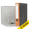 Aanbieding: 5x 123inkt classeur A4 karton oranje 50 mm