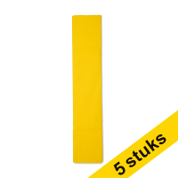 Aanbieding: 5x 123inkt crêpepapier 250 x 50 cm geel FSC® Mix Credit