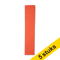 Aanbieding: 5x 123inkt crêpepapier 250 x 50 cm roze FSC® Mix Credit