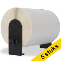 Aanbieding: 5x 123inkt huismerk vervangt Brother DK-11247 grote verzendlabels 653066