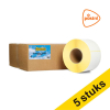 Aanbieding: 5x 123inkt huismerk vervangt Zebra Z-Perform 1000D PostNL label (3007096-T) 102 x 152 mm (4 rollen) 653131 - 1