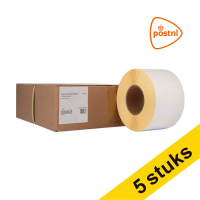 Aanbieding: 5x 123inkt huismerk vervangt Zebra Z-Perform 1000D PostNL verzendlabels (3006306-T) 100 x 150 mm (4 rollen) 653116