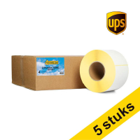 Aanbieding: 5x 123inkt huismerk vervangt Zebra Z-Perform 1000D UPS label (3007096-T) 102 x 152 mm (4 rollen) 653191