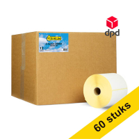 Aanbieding: 5x 123inkt huismerk vervangt Zebra Z-Select 2000D DPD label (800264-605) 102 x 152 mm (12 rollen) 653428