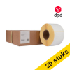 Aanbieding: 5x 123inkt huismerk vervangt Zebra Z-Select 2000D DPD label (800740-605) 102 x 152 mm (4 rollen) 653432 - 1