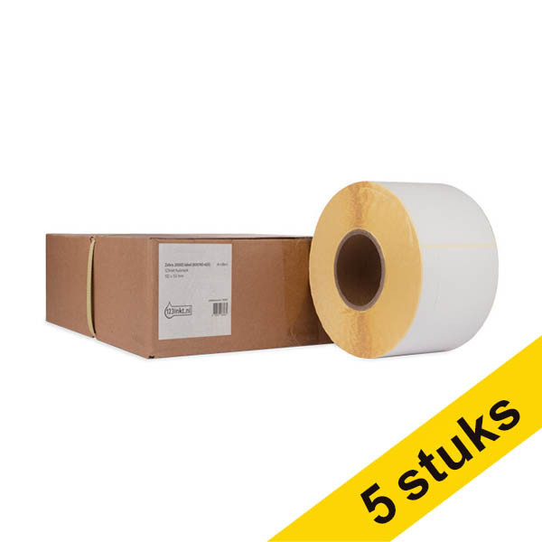 Aanbieding: 5x 123inkt huismerk vervangt Zebra Z-Select 2000D FedEx label (800740-605) 102 x 152 mm (4 rollen) 653312 - 3