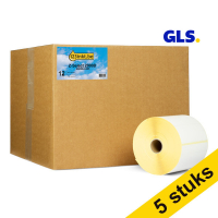 Aanbieding: 5x 123inkt huismerk vervangt Zebra Z-Select 2000D GLS label (800264-605) 102 x 152 mm (12 rollen) 653248