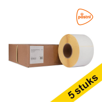 Aanbieding: 5x 123inkt huismerk vervangt Zebra Z-Select 2000D PostNL label (800740-605) 102 x 152 mm (4 rollen) 653132