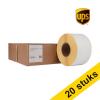 Aanbieding: 5x 123inkt huismerk vervangt Zebra Z-Select 2000D UPS label (800740-605) 102 x 152 mm (4 rollen) 653192 - 1