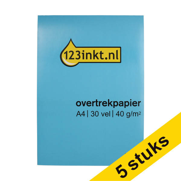 Aanbieding: 5x 123inkt kalkpapier A4 (30 vellen)  301425 - 1