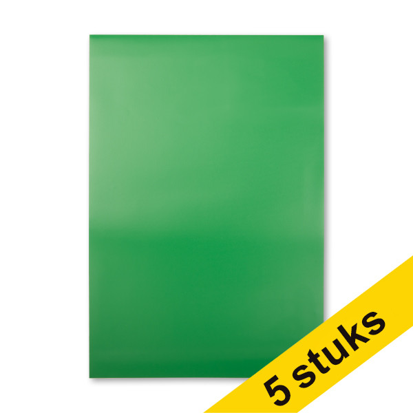 Aanbieding: 5x 123inkt magnetisch vel groen (20 x 30 cm) 301742 - 1