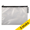 Aanbieding: 5x 123inkt mesh-etui zwart (A4)