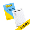 Aanbieding: 5x 123inkt rekeningenblok zelfkopiërend A5 (2 x 50 vellen) 302207 - 1
