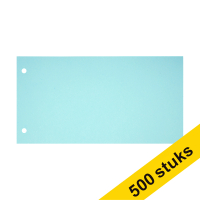 Aanbieding: 5x 123inkt scheidingsstrook 120 x 225 mm blauw (100 stuks)