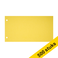 Aanbieding: 5x 123inkt scheidingsstrook 120 x 225 mm geel (100 stuks)