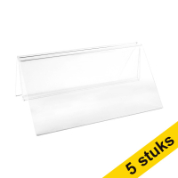 Aanbieding: 5x 123inkt transparante menukaarthouder 100 mm  301574
