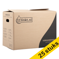 Aanbieding: 5x 123inkt verhuisdozen met dubbele bodem bruin (5 stuks)