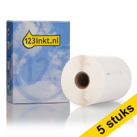 Aanbieding: 5x Dymo 1933086 extra grote duurzame DHL en PostNL verzendetiketten (123inkt huismerk)