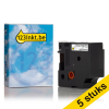 Aanbieding: 5x Dymo S0720920 / 53710 tape zwart op transparant 24 mm (123inkt huismerk) 650601 - 1