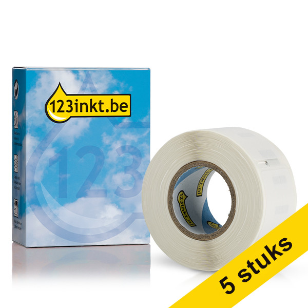 Aanbieding: 5x Dymo S0722460 / 99017 hangmapetiketten (123inkt huismerk) 650897 - 1
