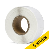 Aanbieding: 5x Dymo S0722530 / 11353 multifunctionele etiketten (123inkt huismerk) 653102