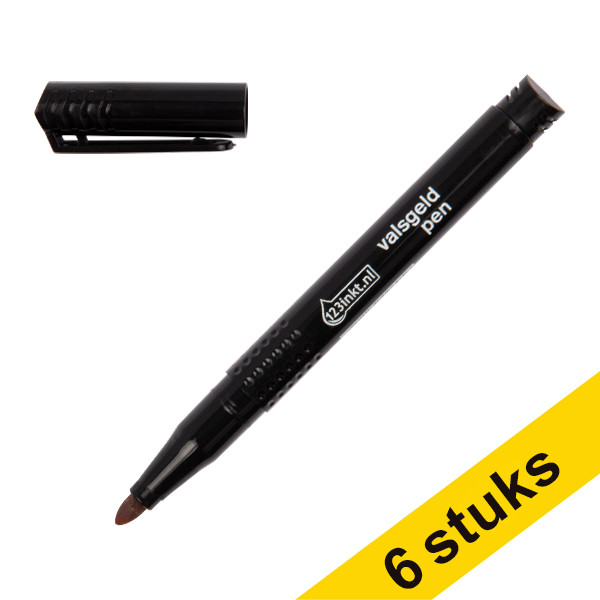 Aanbieding: 6x 123inkt valsgeldpen  301388 - 1