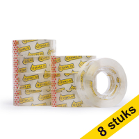 Aanbieding: 8x 123inkt standaard plakband 19 mm x 33 m  301112