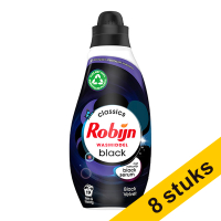 Aanbieding: 8x Robijn Klein & Krachtig Black Velvet wasmiddel vloeibaar 665 ml (19 wasbeurten)