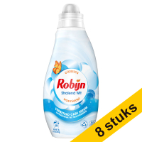 Aanbieding: 8x Robijn Klein & Krachtig Stralend Wit wasmiddel vloeibaar 665 ml (19 wasbeurten)