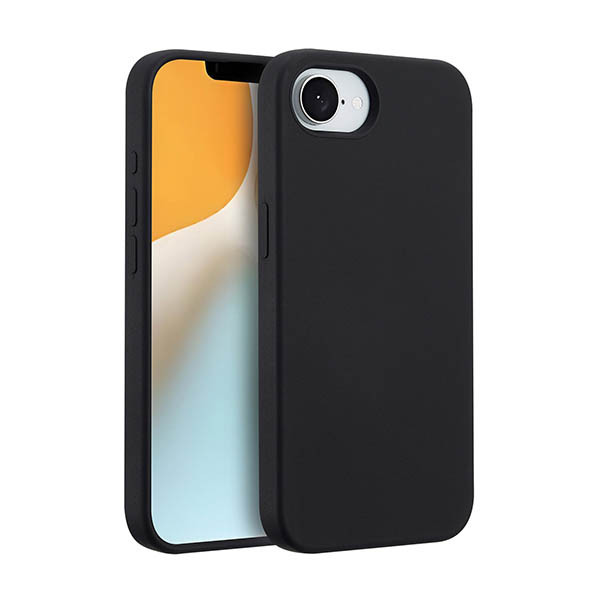 Accezz Liquid Silicone Backcover met MagSafe Apple iPhone 16e zwart 137738 - 1