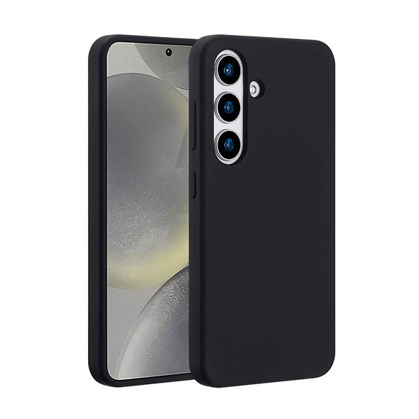 Accezz Liquid Silicone Backcover met MagSafe Samsung Galaxy S25 zwart 137783 - 1