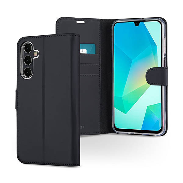 Accezz Wallet Softcase Bookcase Samsung Galaxy A16 zwart 137747 - 1