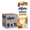 Alpro Barista Almond plantaardige opschuimmelk 1l (8 stuks)